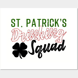 St Patrick's Drinking Squad Posters and Art